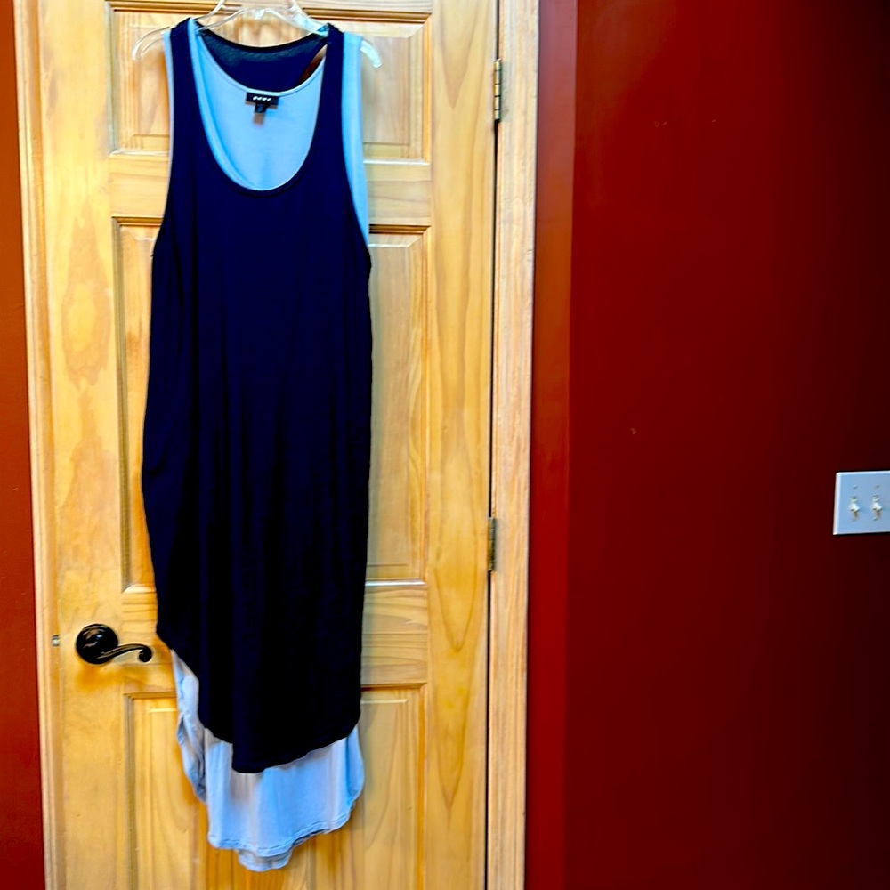 DKNY 2 layer summer maxi dress.  Size L